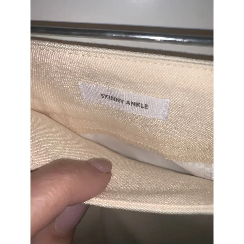 NWT Loft Women's Pleated Dress Pants Yellow Size 16‎ Straight Leg Casual - Picture 3 of 7